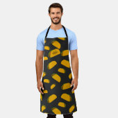 Cooles und lustiges Yummy-Tacom Monogram Schürze (Getragen)