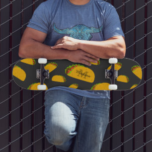 Cooles und lustiges Yummy-Tacom Monogram Skateboard