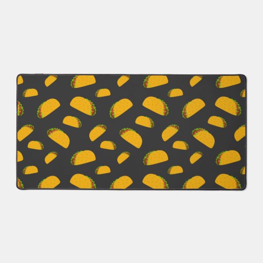 Cooles und lustiges Yummy-Tacom-Muster Schreibtischunterlage (Vorderseite)