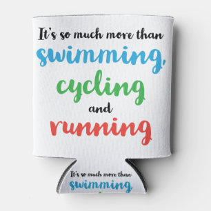 Cooles und originelles Triathlon Design für Triath Dosenkühler