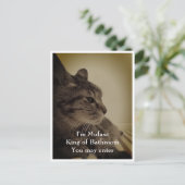 Cooles und sonniges Bad Willkommen Postkarte (Stehend Vorderseite)