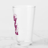 Cooles und stilvolles Modern Frohe Weihnachtsbiere Glas (Links)