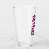 Cooles und stilvolles Modern Frohe Weihnachtsbiere Glas (Rechts)