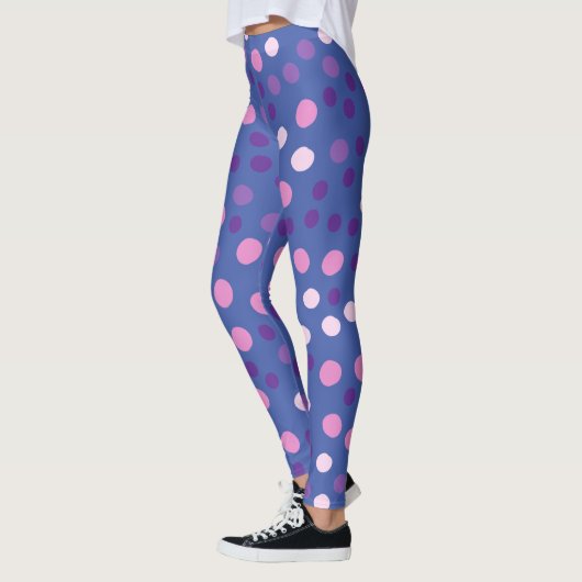 Cooles und trendy Polk Dots Muster Leggings (Links)