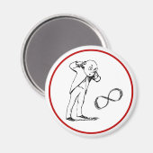 Cooles Unendlichkeitssymbol Magnet (Vorderseite/Rückseite)