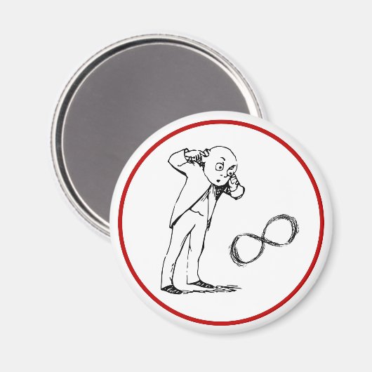 Cooles Unendlichkeitssymbol Magnet (Vorderseite/Rückseite)