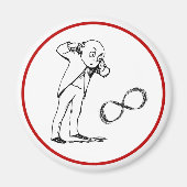 Cooles Unendlichkeitssymbol Magnet (Vorne)