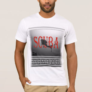 COOLES UNTERWASSERATEMGERÄT-TAUCHER-TIEFES T-Shirt