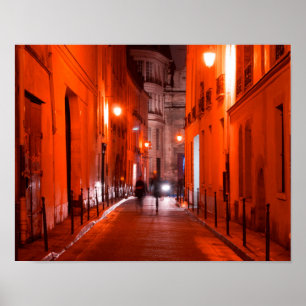 Cooles, urbanes, modernes Foto des Pariser Lebenss Poster