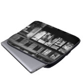 Cooles, urbanes modernes Pariser Foto Laptopschutzhülle (Vorne Knopf)