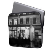 Cooles, urbanes modernes Pariser Foto Laptopschutzhülle (Vorderseite Links)