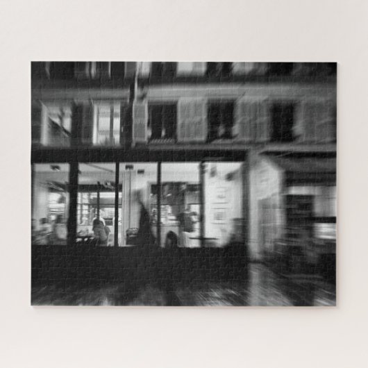 Cooles, urbanes modernes Pariser Foto Puzzle (Horizontal)