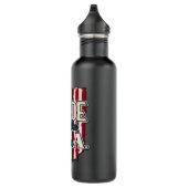 Cooles US-Flaggendesign made in USA Edelstahlflasche (Rechts)