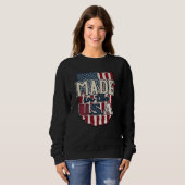 Cooles US-Flaggendesign made in USA Sweatshirt (Vorne ganz)