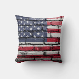 Cooles USA-Flag-Design Kissen