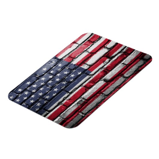 Cooles USA-Flag-Design Magnet (Linke Seite)