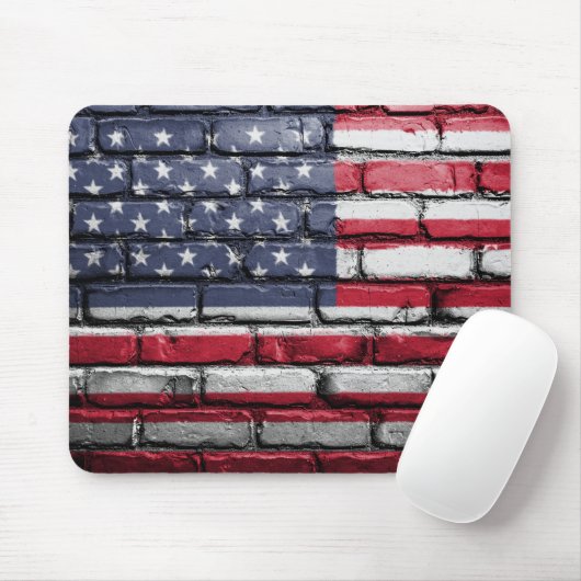 Cooles USA-Flag-Design Mousepad (Mit Mouse)