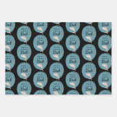 Cooles Vater-Wrapping-Papier, Flachblatt Set 3 Geschenkpapier Set (Vorderseite 2)