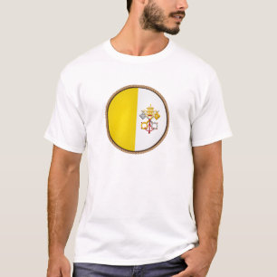 Cooles Vatikanisches Siegel für die Stadtflagge T-Shirt