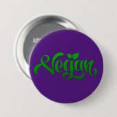 cooles veganes Tastendesign Button (Vorne & Hinten)
