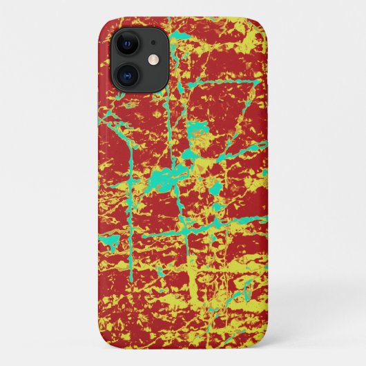 Cooles verschlissenes Wandmuster Case-Mate iPhone Hülle (Rückseite)