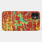 Cooles verschlissenes Wandmuster Case-Mate iPhone Hülle (Rückseite (Horizontal))