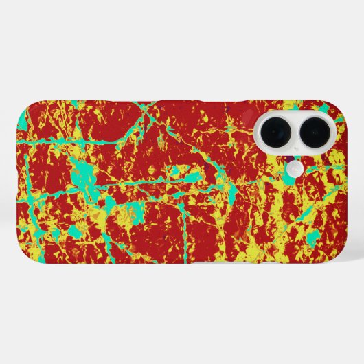 Cooles verschlissenes Wandmuster Case-Mate iPhone Hülle (Rückseite (Horizontal))