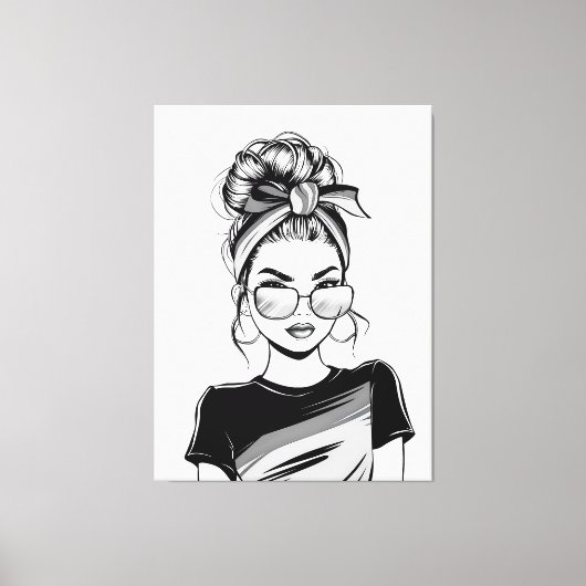 Cooles Vertrauen Leinwanddruck (Vorderseite)