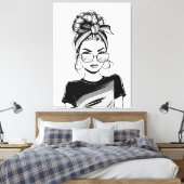 Cooles Vertrauen Leinwanddruck (Insitu (Schlafzimmer))