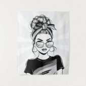 Cooles Vertrauen Wandteppich (Vorderseite)