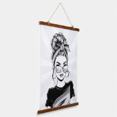 Cooles Vertrauen Wandteppich Mit Holzrahmen (Gewinkelt)