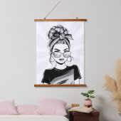 Cooles Vertrauen Wandteppich Mit Holzrahmen (Schlafzimmer)