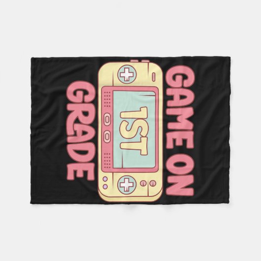 Cooles Videospiel der 1. Klasse CK to School Kid Fleecedecke (Vorderseite (Horizontal))