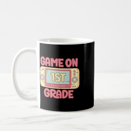 Cooles Videospiel der 1. Klasse CK to School Kid Kaffeetasse (Links)