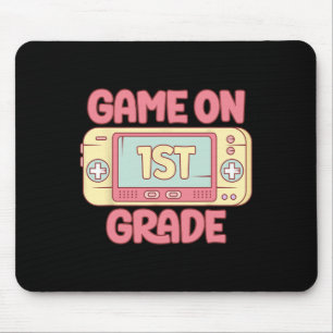Cooles Videospiel der 1. Klasse zurück zu den Schu Mousepad