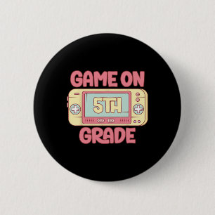 Cooles Videospiel der 5. Klasse Ck to School Kid Button