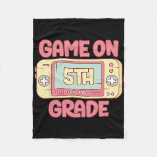 Cooles Videospiel der 5. Klasse Ck to School Kid Fleecedecke