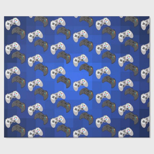 Cooles Videospiel Geschenkpapier (Flach)