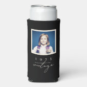 Cooles Vintages Birthday Party Script-Foto Selters Dosenkühler (Seltzer Vorderseite)