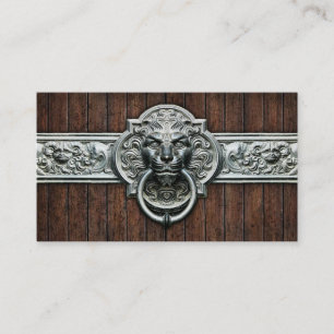 Cooles Vintages Doorknocker #1A Personalizable Visitenkarte