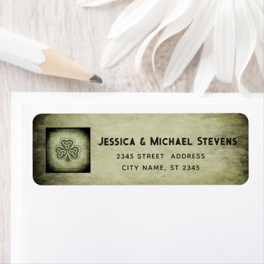 Cooles Vintages irisches Kleeblatt (Insitu)