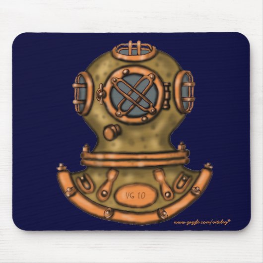 Cooles Vintages mousepad grafische Kunst des (Vorne)