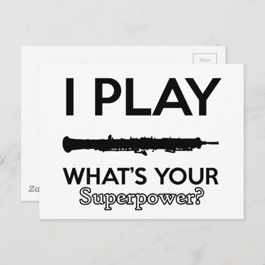 cooles Vintages Obodesign Postkarte (Vorne/Hinten)