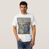Cooles Vintages Superheld-Comic T-Shirt (Vorne ganz)