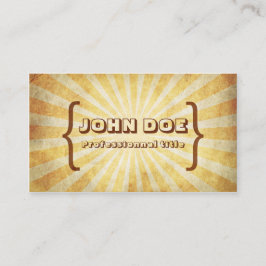 Cooles Vintages Visitenkarte