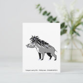 Cooles Visayan Warty PIG - Konservierung - Warthos Postkarte (Stehend Vorderseite)