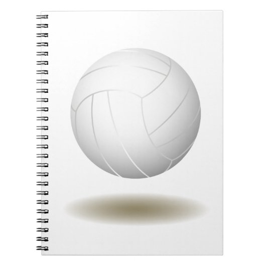 Cooles Volleyball-Notebook Notizblock (Vorderseite)