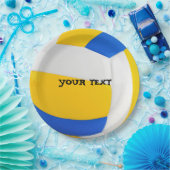 Cooles Volleyball-Party anpassen Pappteller (Party)