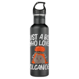 Cooles Vulkangeschenk für Jungen Kinder Lava Magma Edelstahlflasche