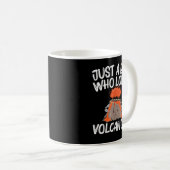 Cooles Vulkangeschenk für Jungen Kinder Lava Magma Kaffeetasse (VorderseiteRechts)